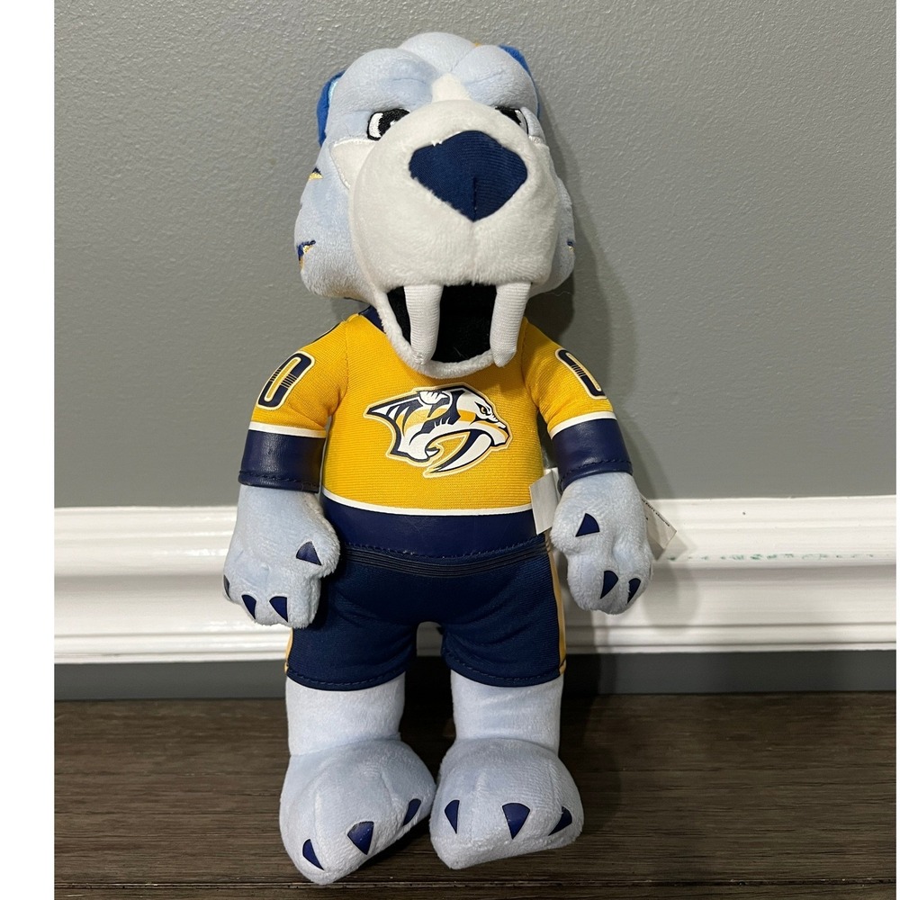 Nashville Predators Gnash Mascot Plush 2019 Bleacher Creatures Hockey NHL 10in